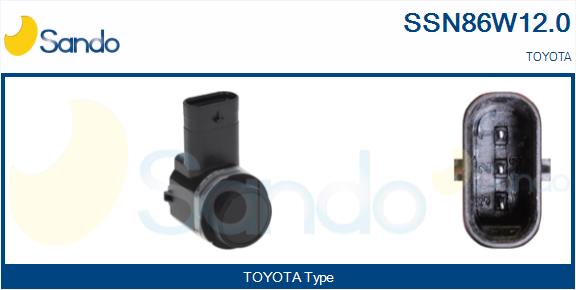 Sensore, assistenza parcheggio SANDO SSN86W12.0