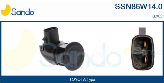Sensore, assistenza parcheggio SANDO SSN86W14.0