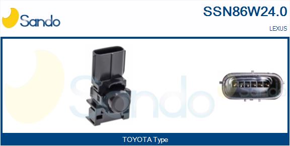 Sensore, assistenza parcheggio SANDO SSN86W24.0