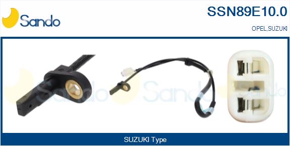 Sensore, n. giri ruota SANDO SSN89E10.0