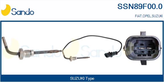 Sensore, temperatura gas scarico SANDO SSN89F00.0
