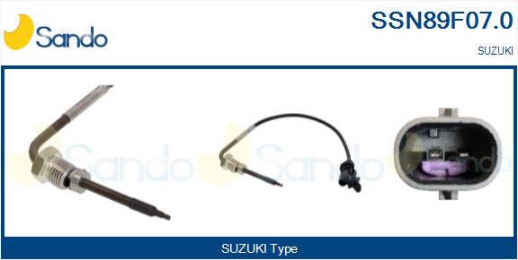 Sensore, temperatura gas scarico SANDO SSN89F07.0