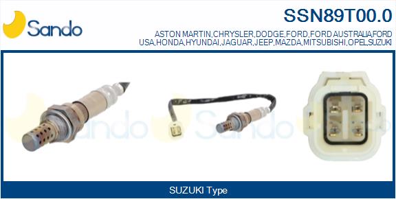 Sonda lambda SANDO SSN89T00.0