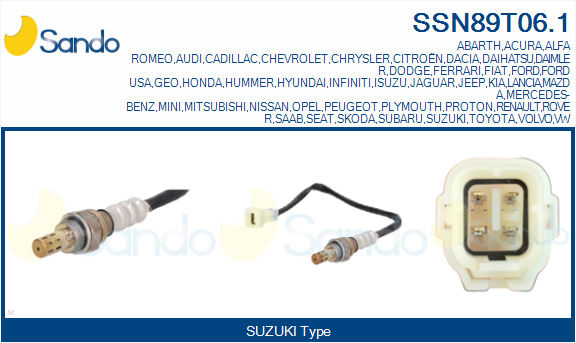 Sonda lambda SANDO SSN89T06.1