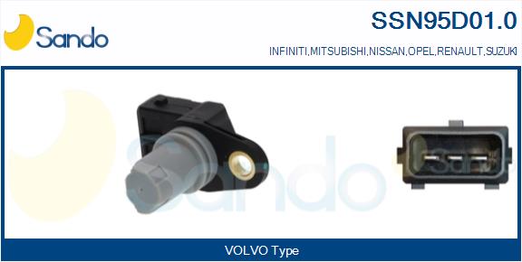 Sensore, posizione albero a camme SANDO SSN95D01.0