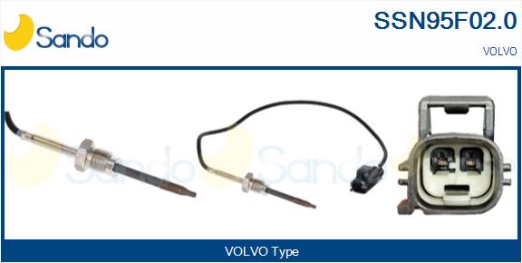 Sensore, temperatura gas scarico SANDO SSN95F02.0