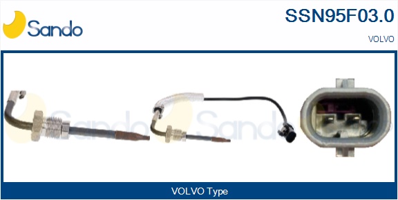Sensore, temperatura gas scarico SANDO SSN95F03.0