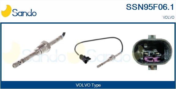 Sensore, temperatura gas scarico SANDO SSN95F06.1