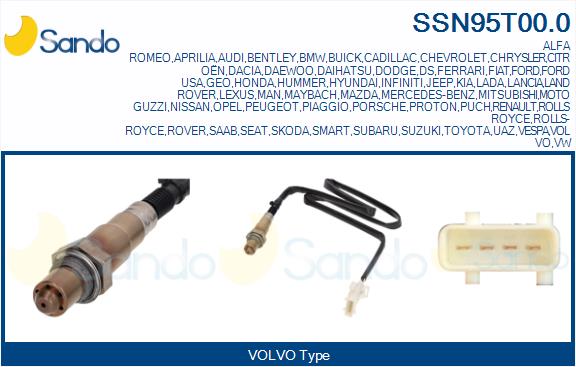 Sonda lambda SANDO SSN95T00.0
