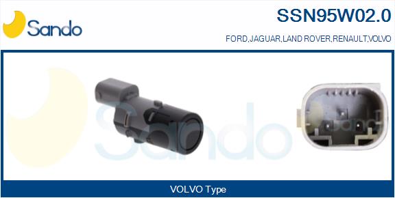 Sensore, assistenza parcheggio SANDO SSN95W02.0