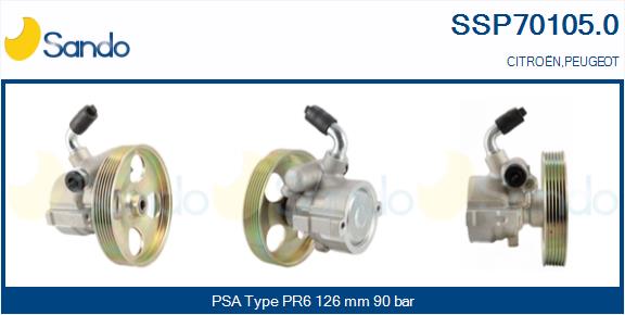 Pompa idraulica, sterzo SANDO SSP70105.0