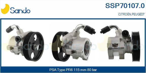 Pompa idraulica, sterzo SANDO SSP70107.0