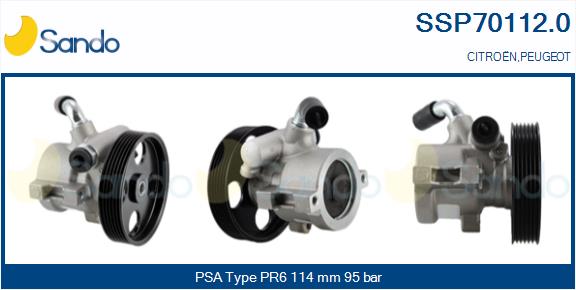 Pompa idraulica, sterzo SANDO SSP70112.0