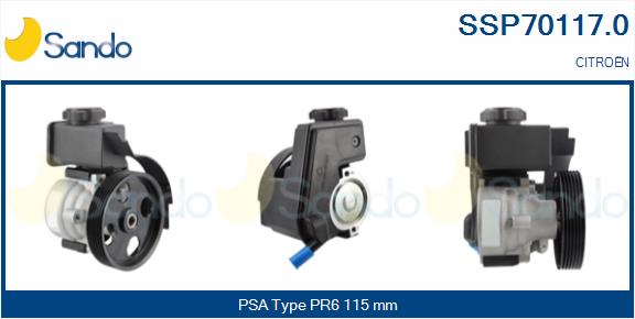 Pompa idraulica, sterzo SANDO SSP70117.0