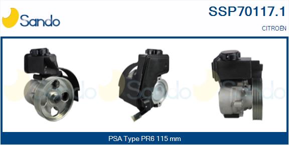 Pompa idraulica, sterzo SANDO SSP70117.1