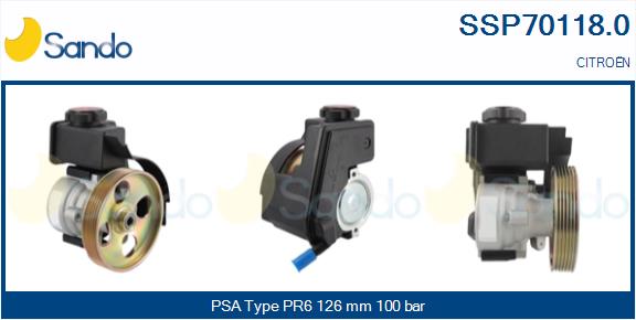 Pompa idraulica, sterzo SANDO SSP70118.0