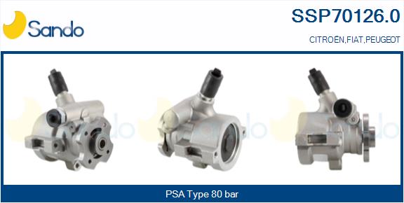 Pompa idraulica, sterzo SANDO SSP70126.0