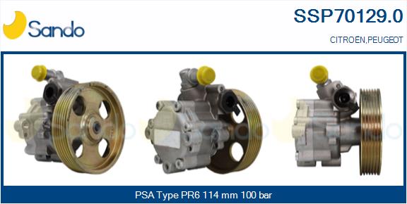 Pompa idraulica, sterzo SANDO SSP70129.0