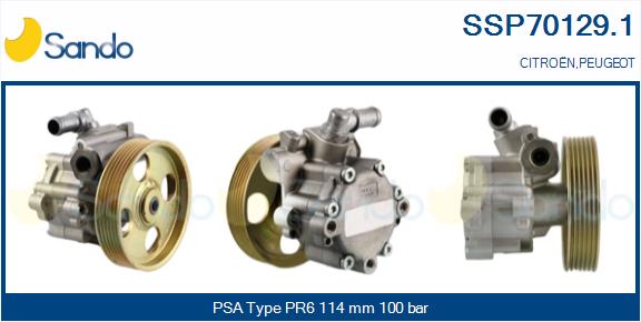 Pompa idraulica, sterzo SANDO SSP70129.1