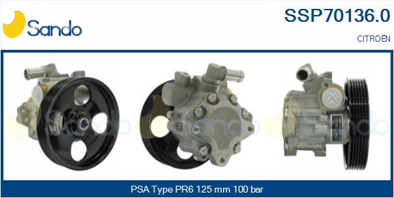 Pompa idraulica, sterzo SANDO SSP70136.0