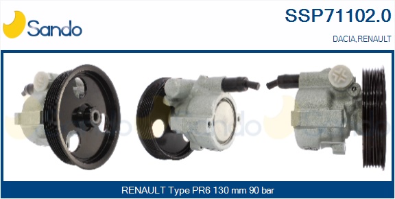 Pompa idraulica, sterzo SANDO SSP71102.0