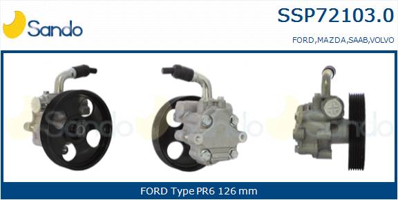 SANDO POMPA IDRAULICA. STERZO FORD