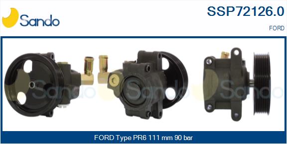 Pompa idraulica, sterzo SANDO SSP72126.0