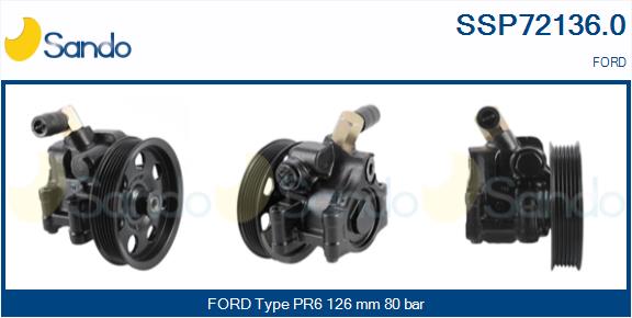 Pompa idraulica, sterzo SANDO SSP72136.0