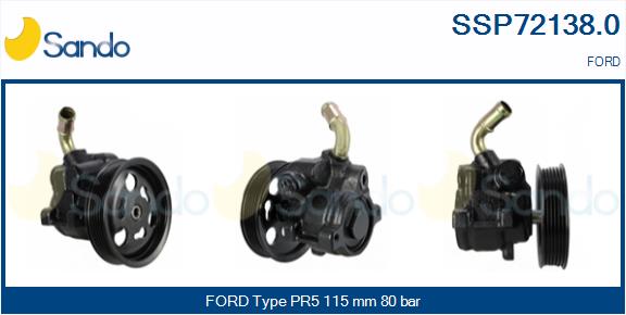 Pompa idraulica, sterzo SANDO SSP72138.0