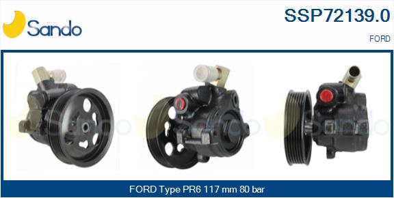 Pompa idraulica, sterzo SANDO SSP72139.0
