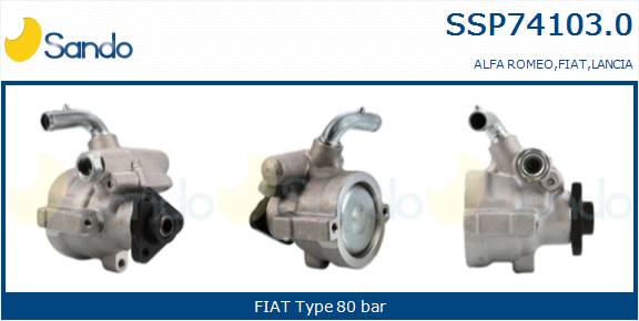 SANDO POMPA IDRAULICA. STERZO ALFA ROMEO