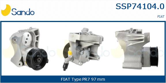 SANDO POMPA IDRAULICA. STERZO FIAT