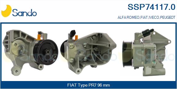 Pompa idraulica, sterzo SANDO SSP74117.0