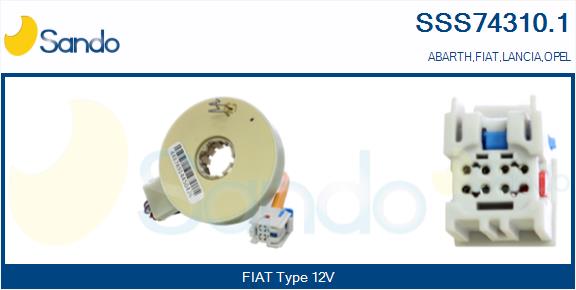 Sensore angolo sterzata SANDO SSS74310.1