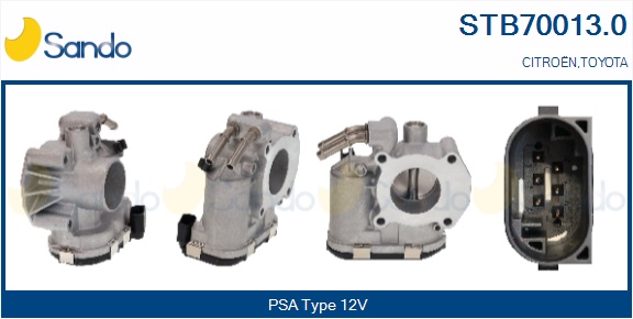 Corpo farfallato SANDO STB70013.0