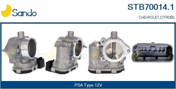 Corpo farfallato SANDO STB70014.1