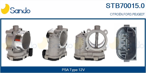 Corpo farfallato SANDO STB70015.0
