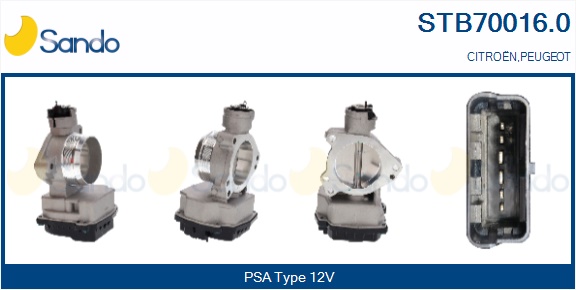 Corpo farfallato SANDO STB70016.0