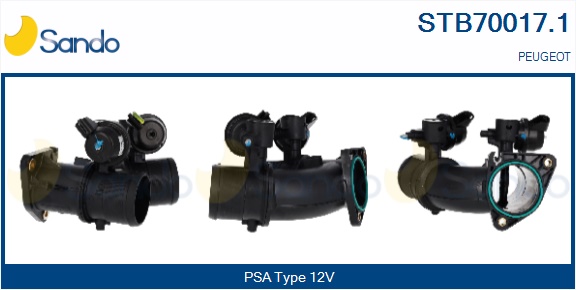 Corpo farfallato SANDO STB70017.1