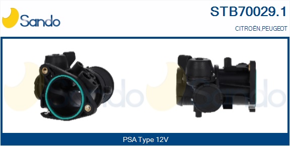 Corpo farfallato SANDO STB70029.1