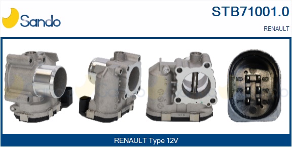 Corpo farfallato SANDO STB71001.0