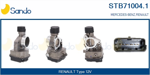 Corpo farfallato SANDO STB71004.1