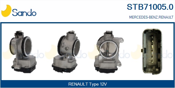 Corpo farfallato SANDO STB71005.0