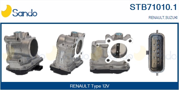 Corpo farfallato SANDO STB71010.1