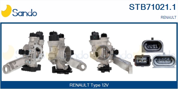 Corpo farfallato SANDO STB71021.1