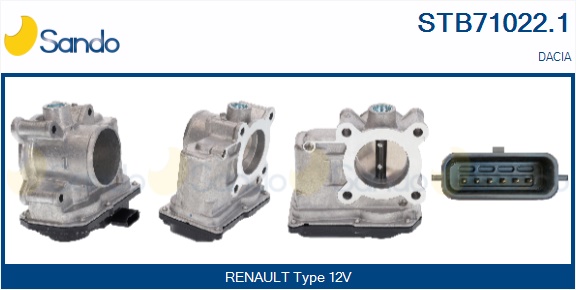 Corpo farfallato SANDO STB71022.1