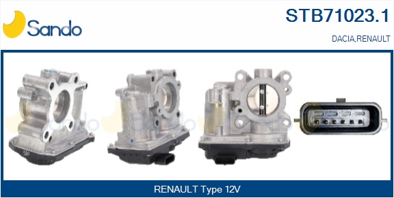 Corpo farfallato SANDO STB71023.1