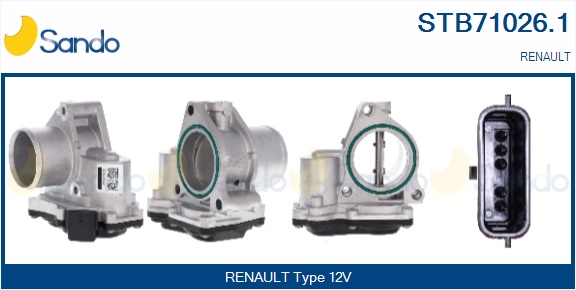 Corpo farfallato SANDO STB71026.1