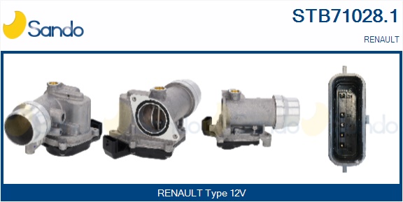 Corpo farfallato SANDO STB71028.1