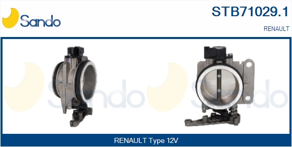 Corpo farfallato SANDO STB71029.1